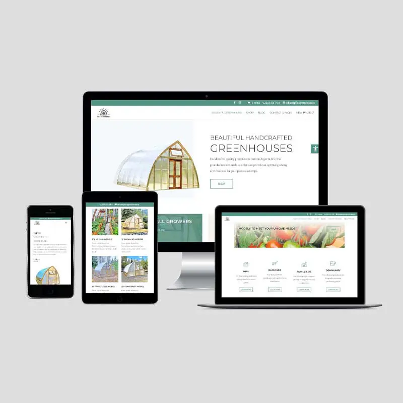 web-development-system-framework-services-nelson-bc E-commerce website development testimonial for Argenta Greenhouse by Spring Creative Nelson BC.